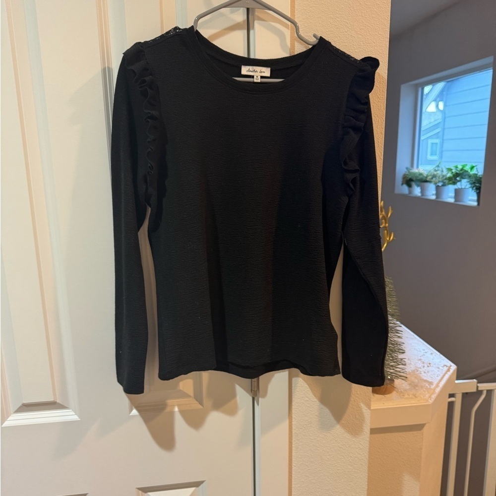 Another Love Ruffle Knit Shirt